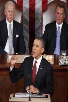 Barak Obama, Joe Biden, John Boehner